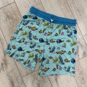 Little Sleepies Disney Pixar Finding Nemo Pajama Shorts Medium NWOT